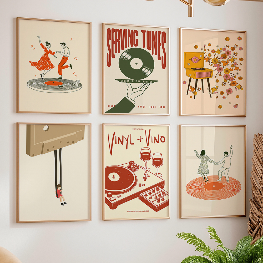 Poster su Tela Vintage con Tem - Office Furniture Layout recensione e prezzo